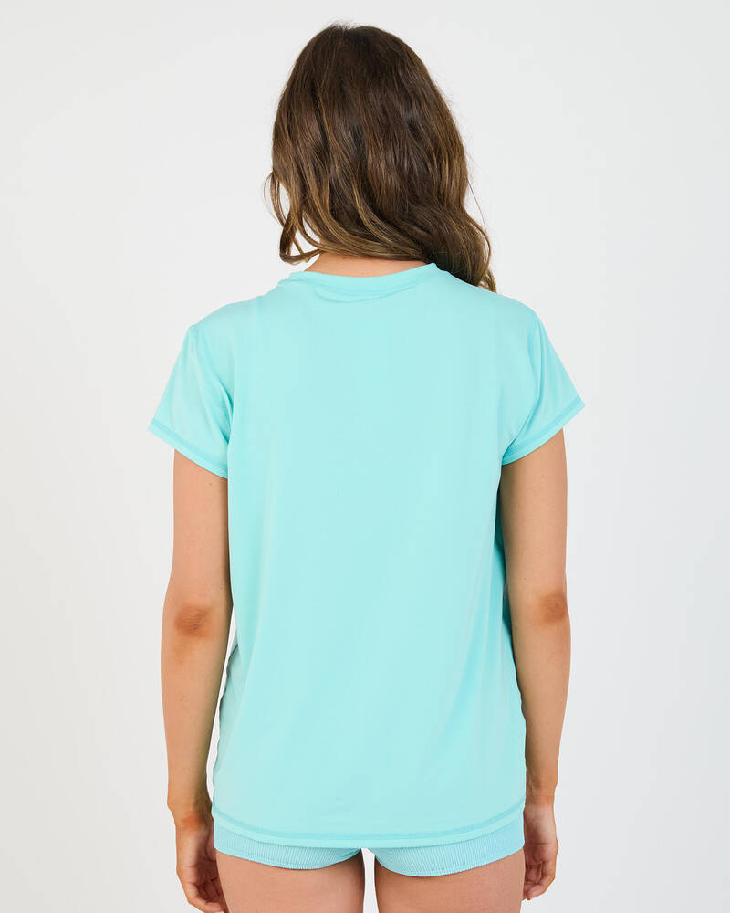 Billabong Sundays Short Sleeve Rash Vest for Womens