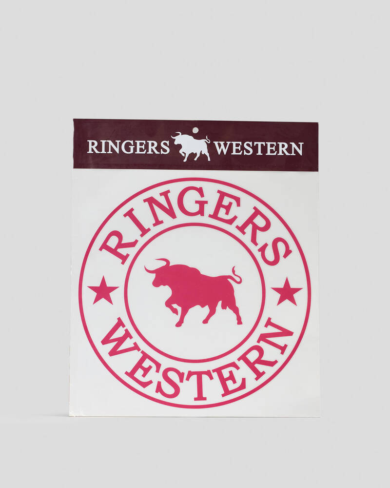 Ringers Western Classic Large Sticker for Unisex