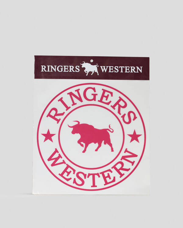 Ringers Western Classic Large Sticker for Unisex