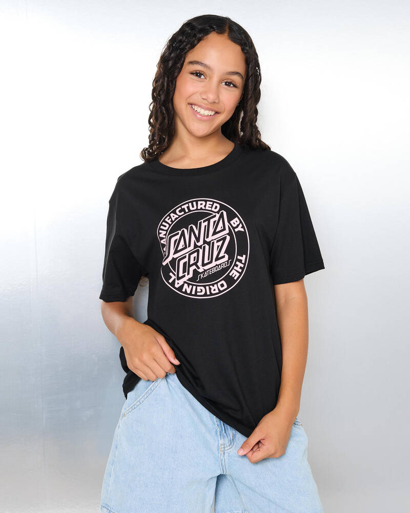 Santa Cruz Girls' MFG Dot Front T-Shirt for Womens