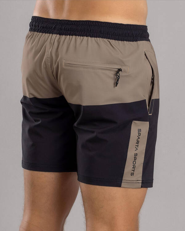 Sparta Bicolour Elastic Waist Shorts for Mens