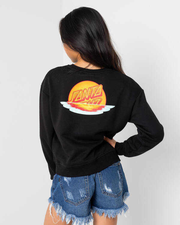 Santa Cruz Girl's Sunrise Dot Sweatshirt for Womens