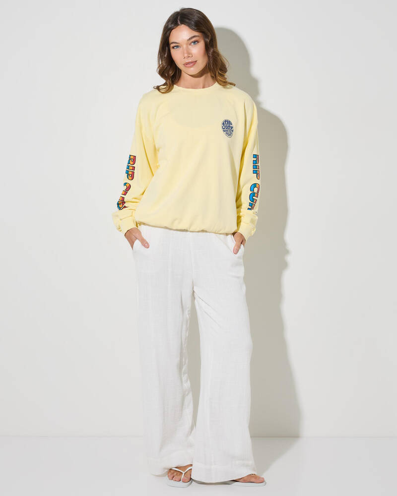 Rip Curl SG Heritage Over Sized Crew Jumper for Womens