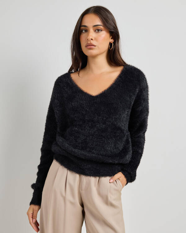 Mooloola Amara V Neck Knit Jumper for Womens