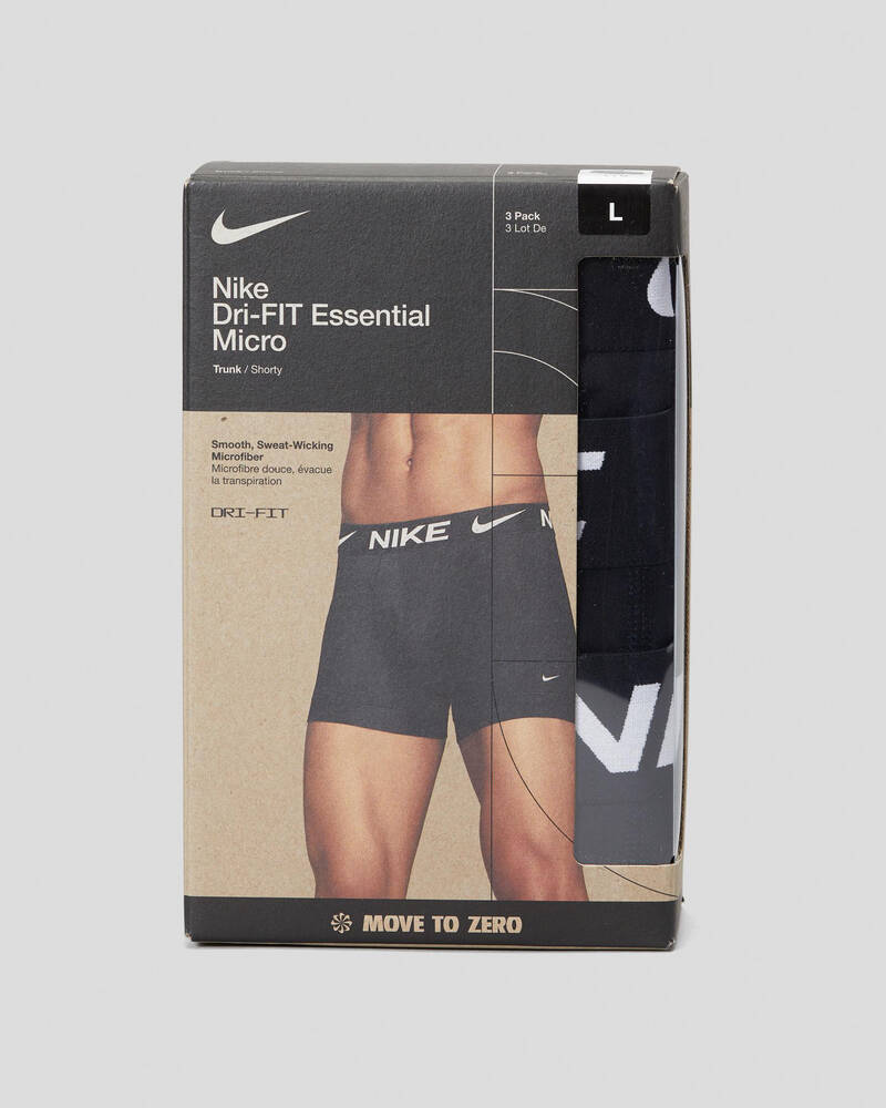 Nike Essential Micro Trunks 3 Pack for Mens