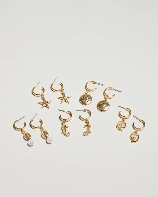 Karyn In LA Pollyanna Hoop Earring Pack for Womens