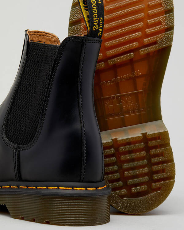 DR MARTENS 2976 Yellow Stitch Boots for Unisex