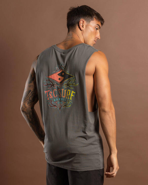 Town & Country Surf Designs Diamond Muscle Tank for Mens