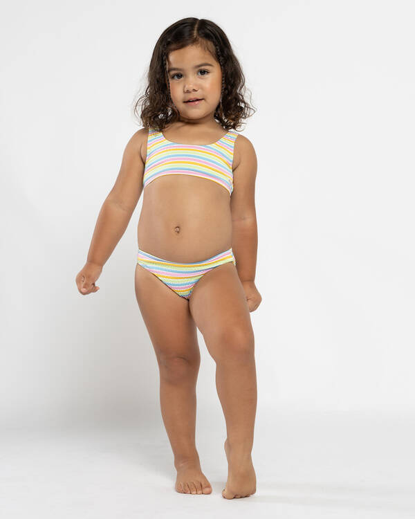 Roxy Toddlers' Mirage Stripe Bralette Bikini Set for Womens
