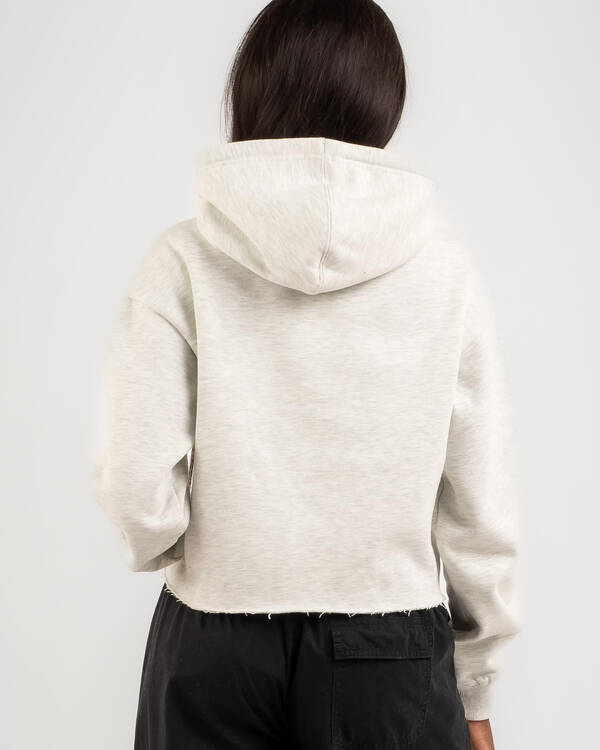 Mitchell & Ness Arch Logo Crop Hoodie for Womens