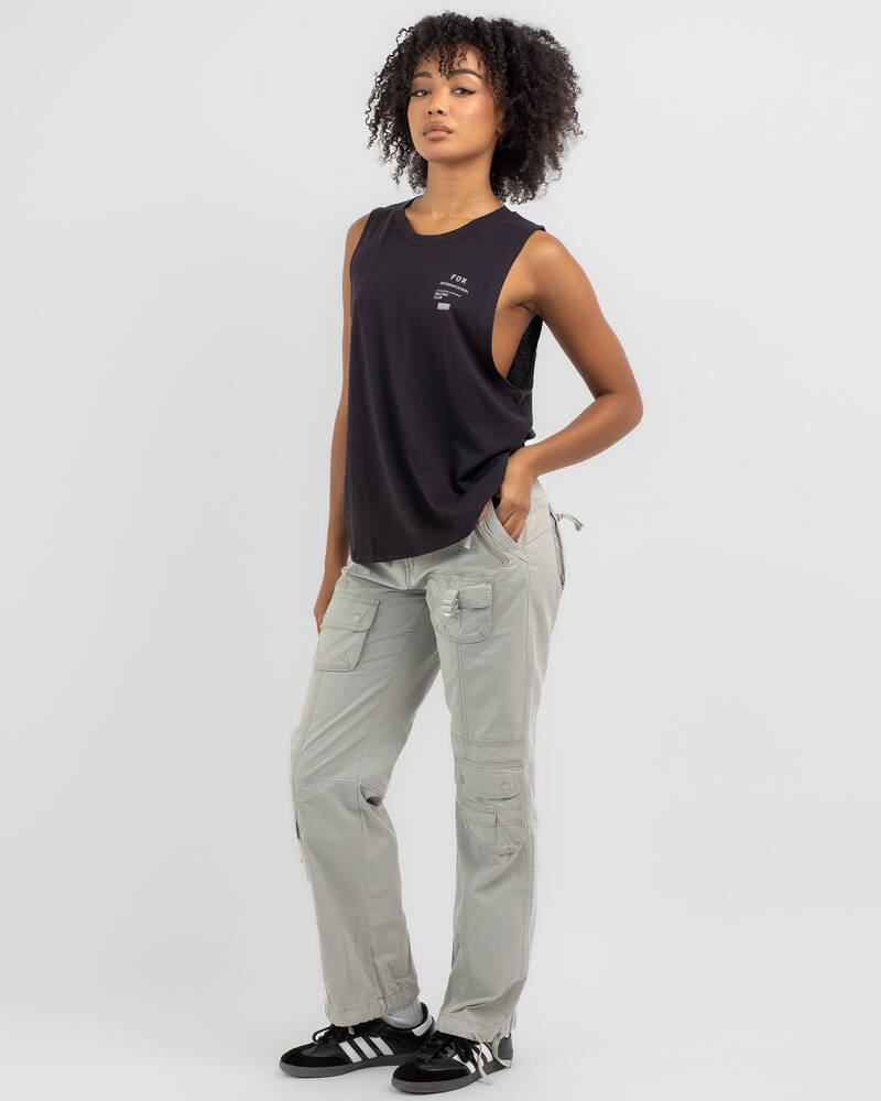 Fox Numerical Biker Tank for Womens