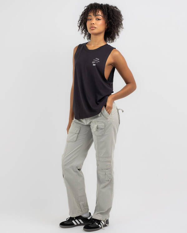 Fox Numerical Biker Tank for Womens