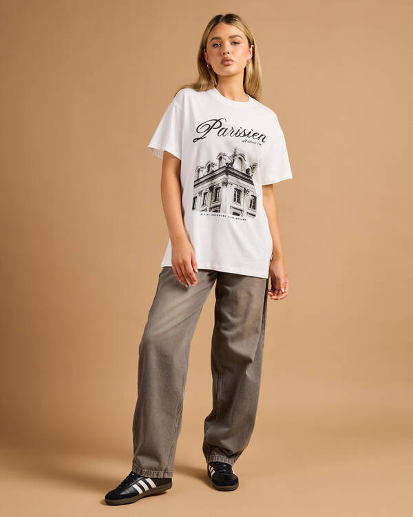 All About Eve Parisien Oversized T-Shirt for Womens