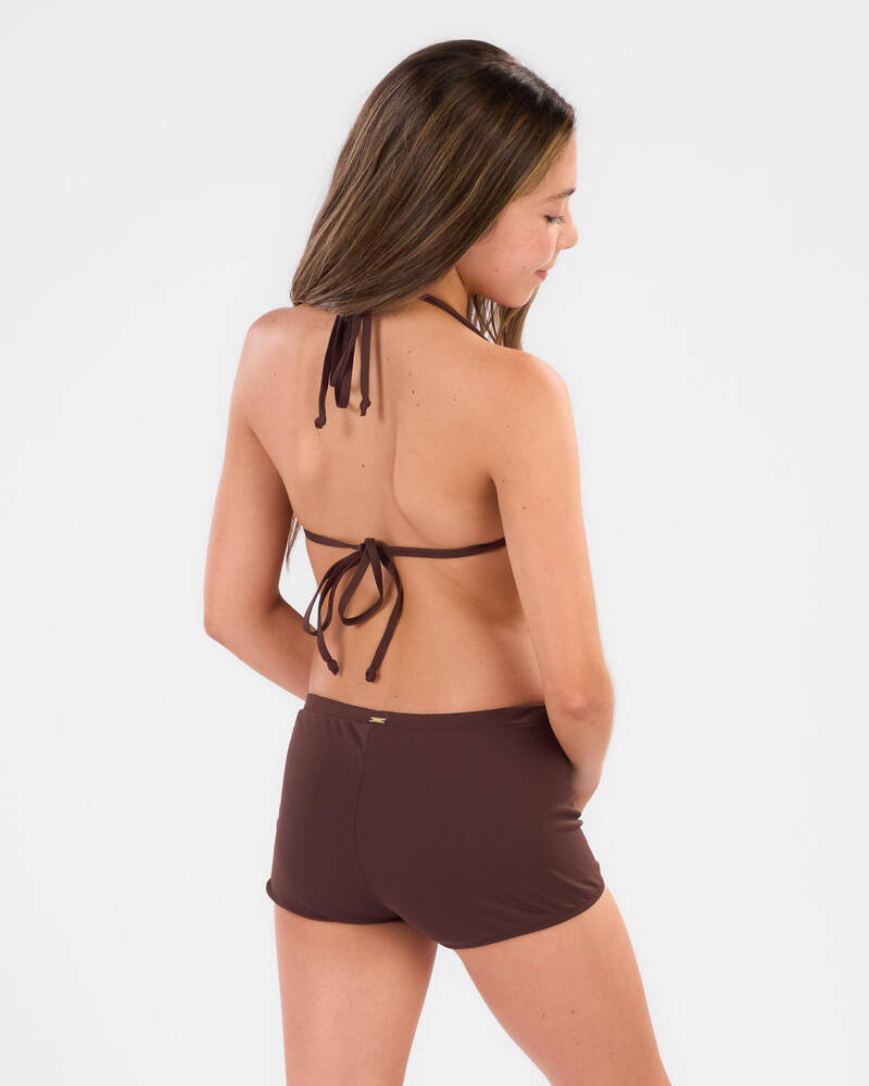 Topanga Girls' Meg Fixed Triangle Bikini Top for Womens