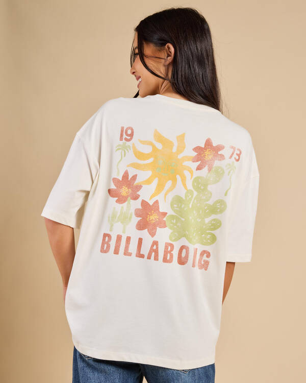 Billabong Hot Haze Oversized T-Shirt for Womens
