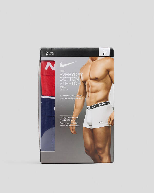 Nike Everyday Cotton Stretch Trunk 2 Pack for Mens