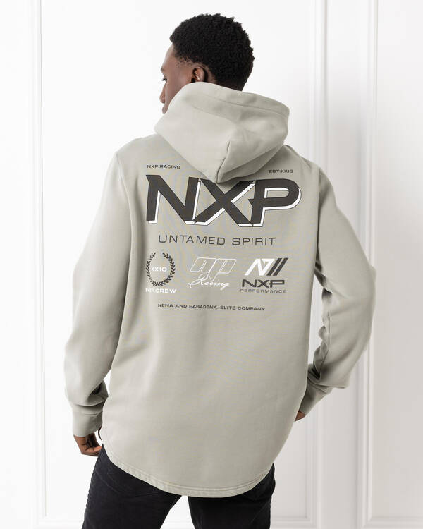 Nena & Pasadena Opium Dual Curved Hoodie for Mens