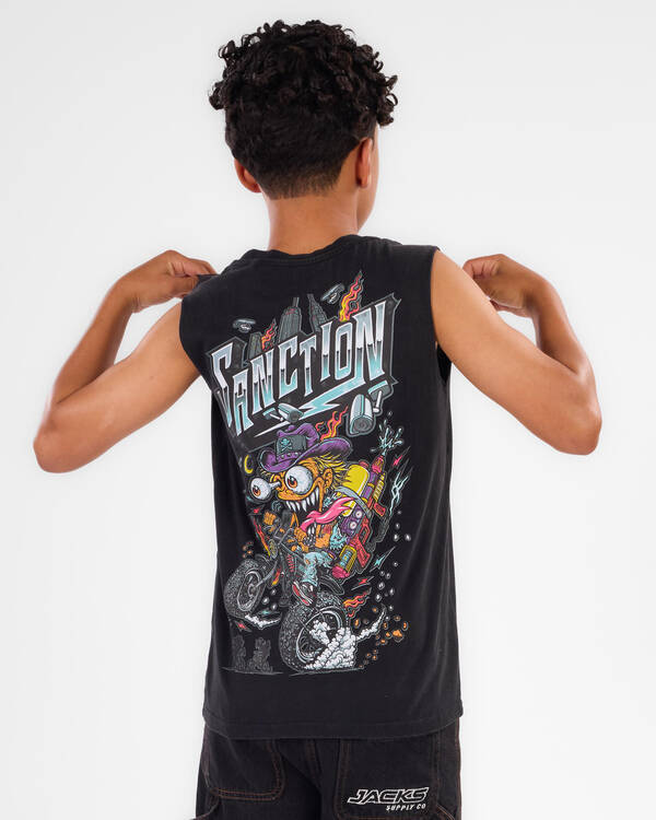 Sanction Boys' E-Fiend Muscle Tank for Mens