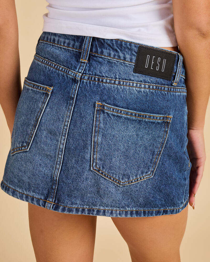 DESU Bells Denim Skirt for Womens