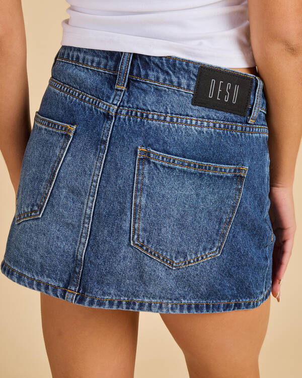 DESU Bells Denim Skirt for Womens