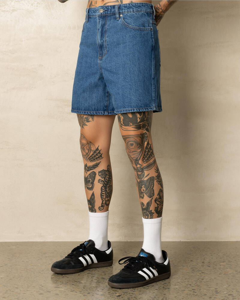 Wrangler Slacker Denim Shorts for Mens