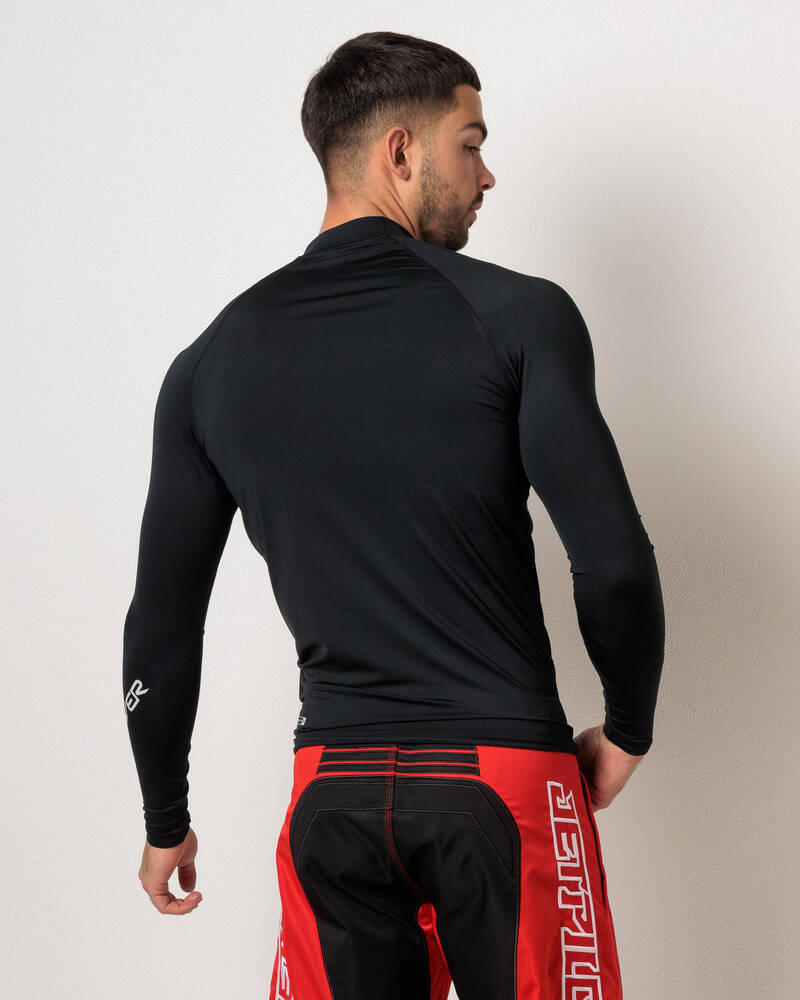 Quiksilver All Time Long Sleeve Rash Vest for Mens