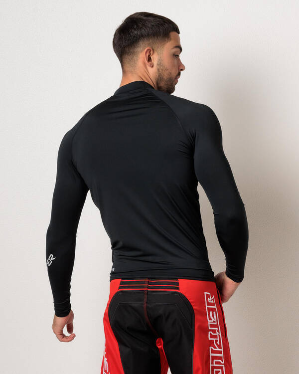 Quiksilver All Time Long Sleeve Rash Vest for Mens
