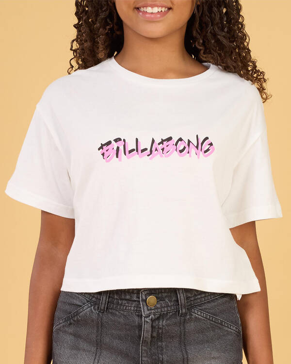 Billabong Girl's Say My Name Crop T-Shirt for Womens