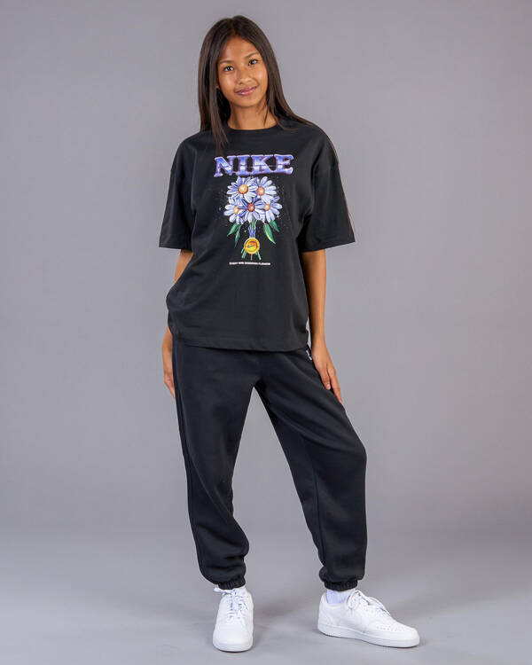Nike Girls' Flowers Oversized T-Shirt for Womens