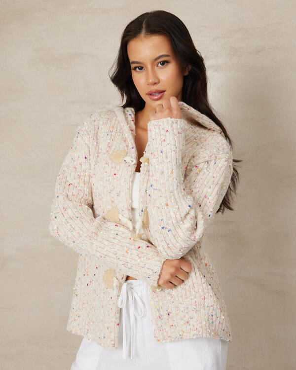 Mooloola Sam Hooded Knit Cardigan for Womens