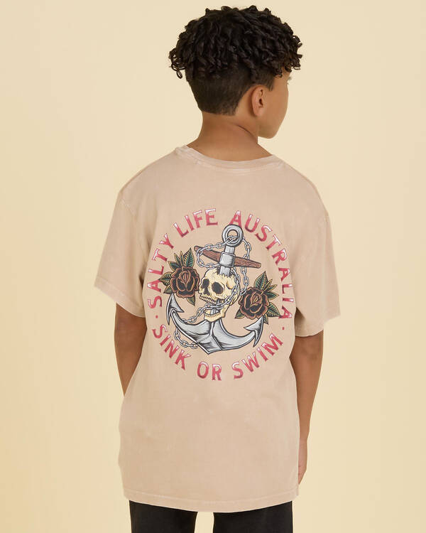 Salty Life Boys' Sink Or Swim T-Shirt for Mens