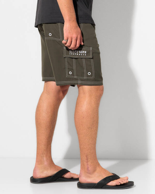 Diameter Elastic Waist Shorts