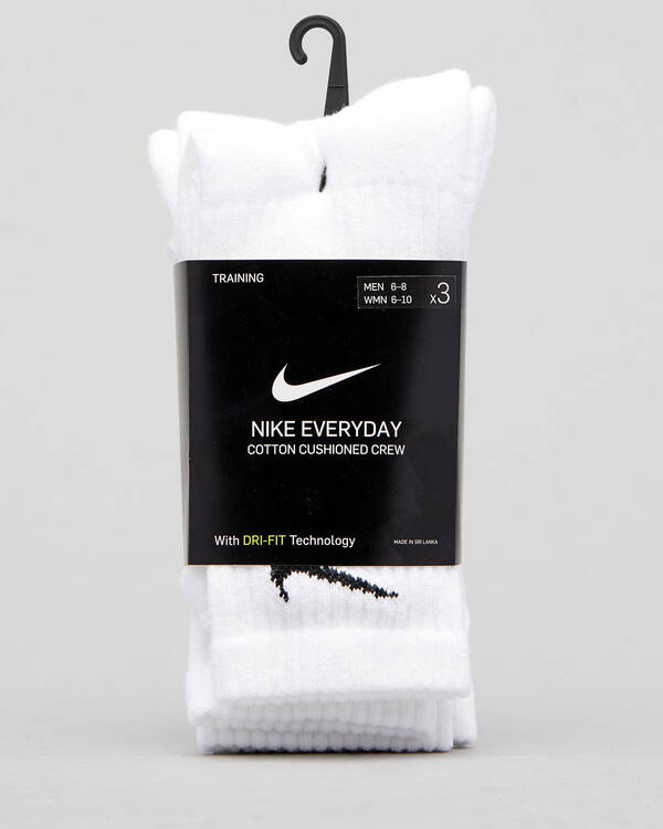 Nike Women's Everyday Cushion Crew Sock Pack for Womens