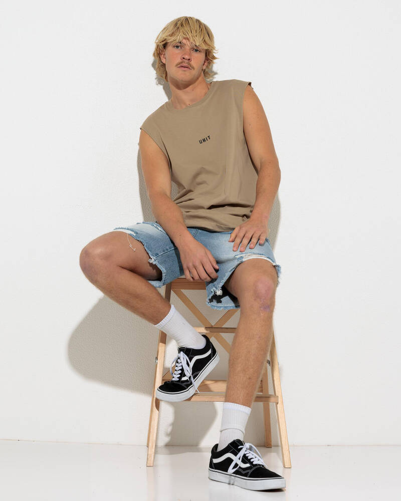 Unit Stock Muscle Tank for Mens