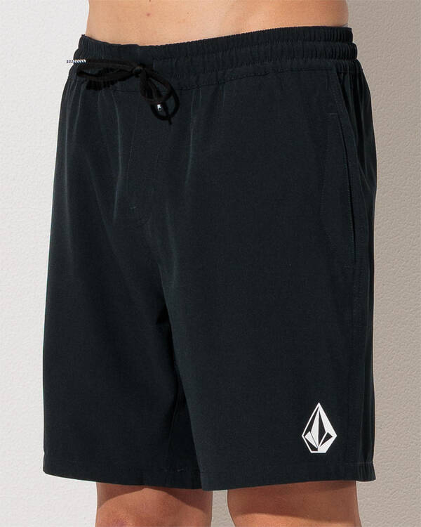 Volcom Stones Elastic Waist Hybrid Shorts for Mens