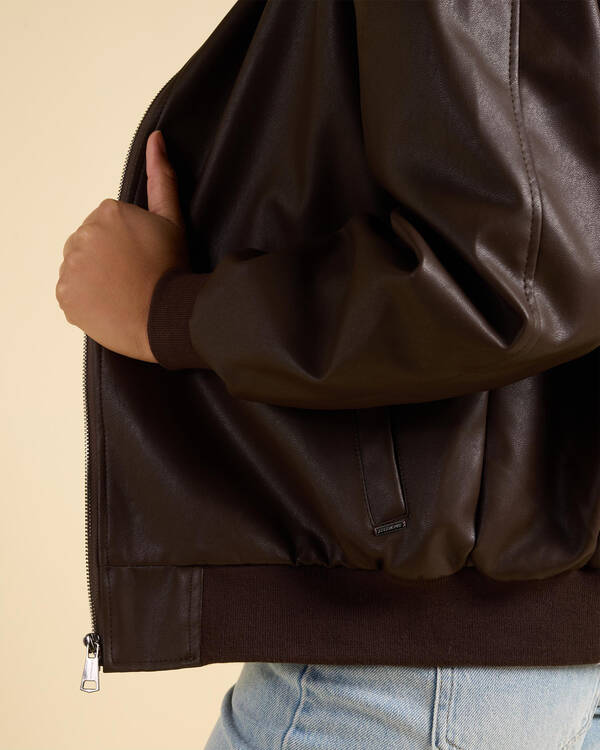 Ava And Ever Dean Faux Leather Jacket for Womens