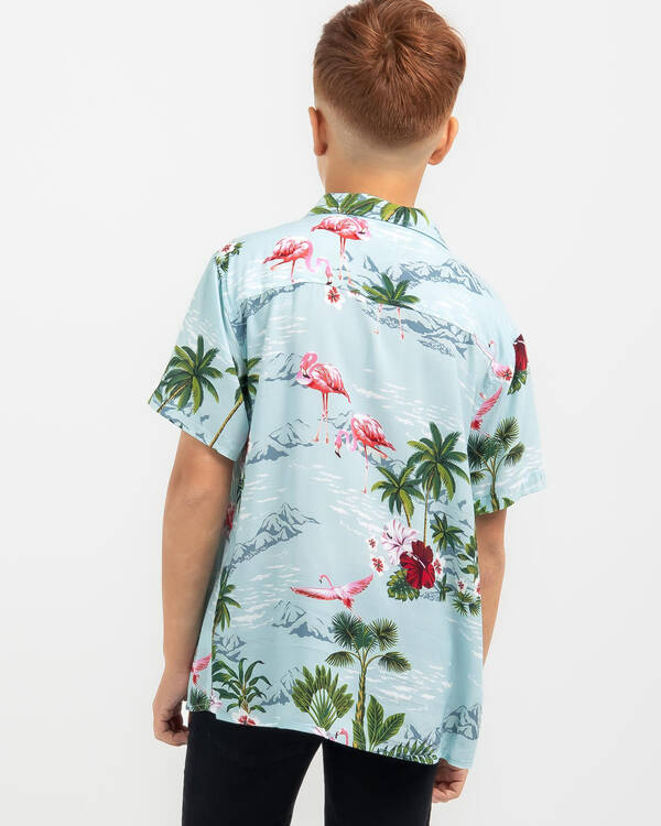 Lucid Boys' Savanna Short Sleeve Shirt for Mens