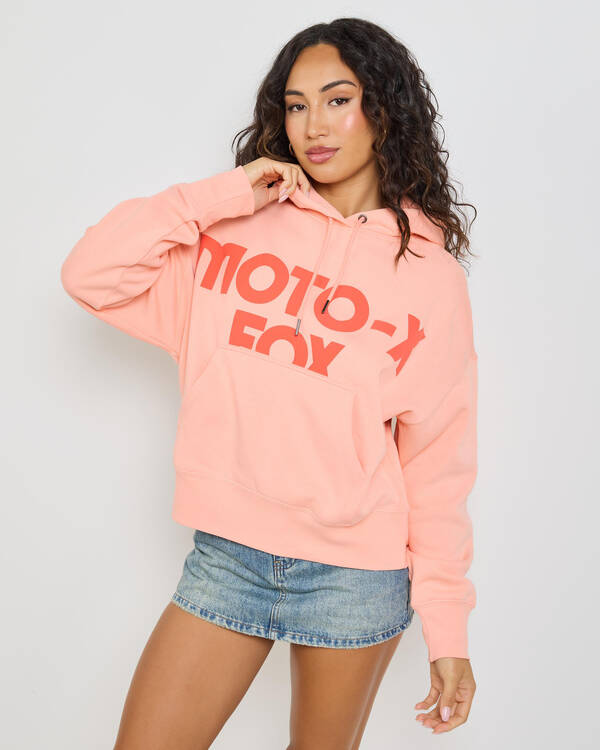 Fox Moto-X Oversized Fleece Pullover Hoodie for Womens