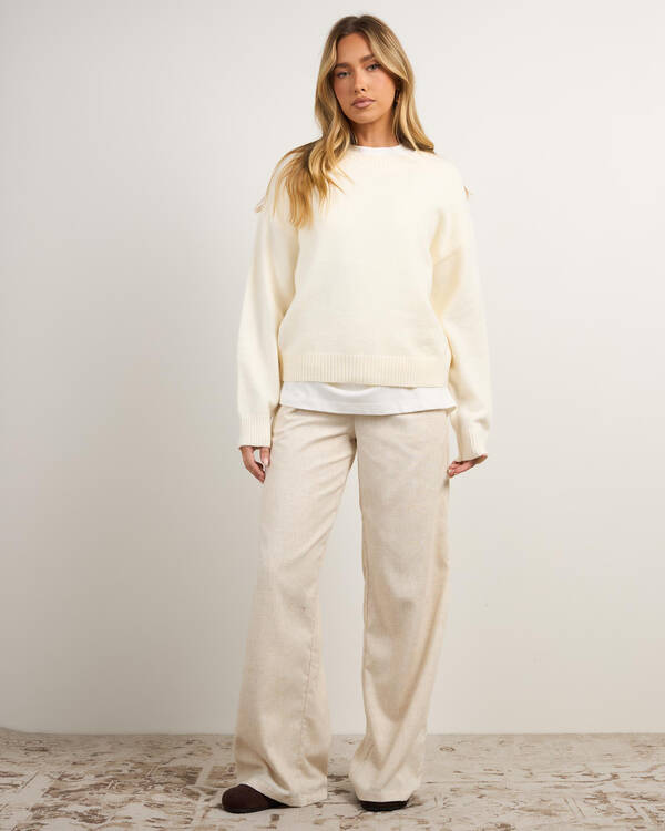 Mooloola Horizon Crew Knit Jumper for Womens