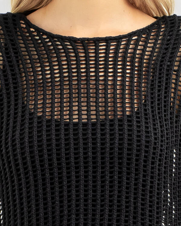Ava And Ever Alexa Crochet Long Sleeve Top for Womens