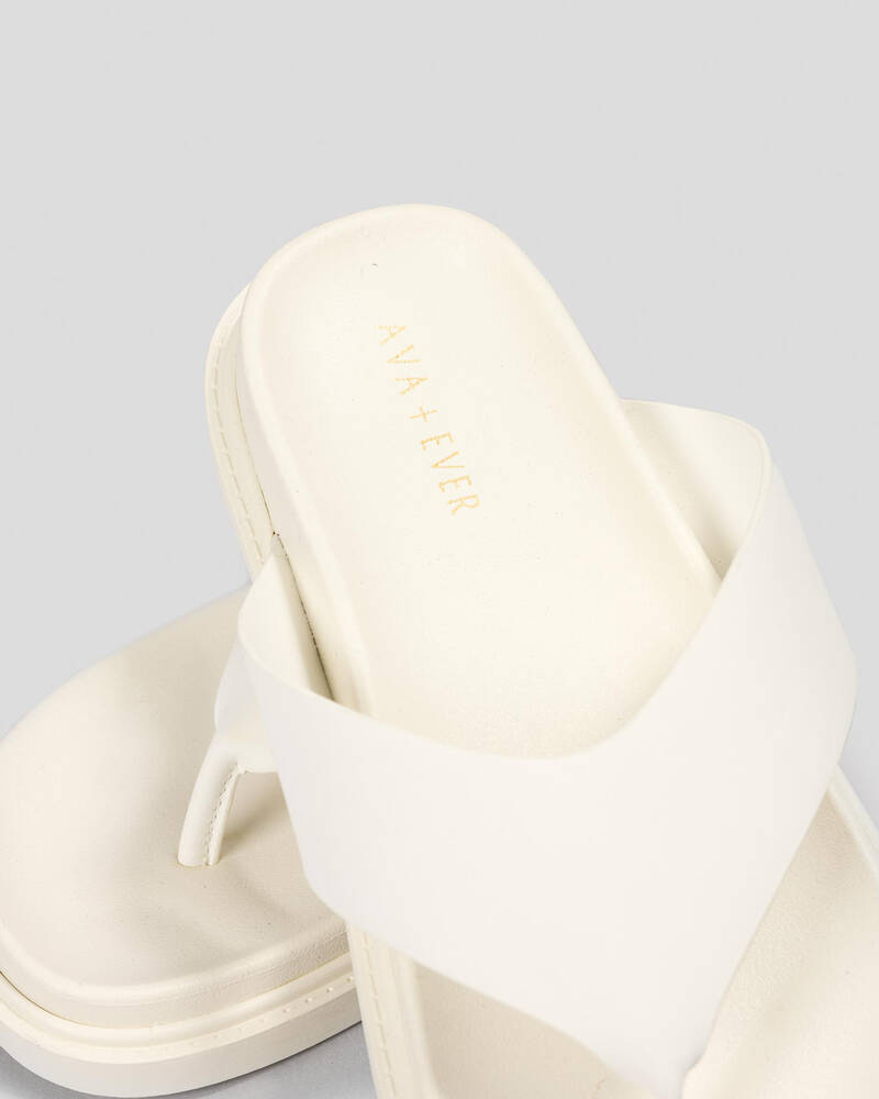 Ava And Ever Girls' Sorrento Thong Slide Sandals for Womens
