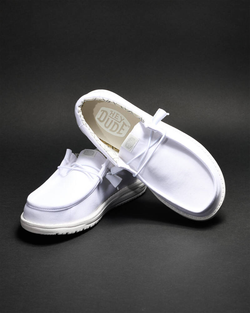 HEYDUDE Wally Stretch Canvas Shoes for Mens