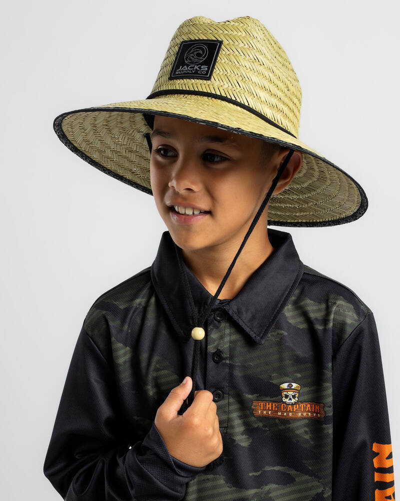 Jacks Boys' Shoreline Straw Hat for Mens