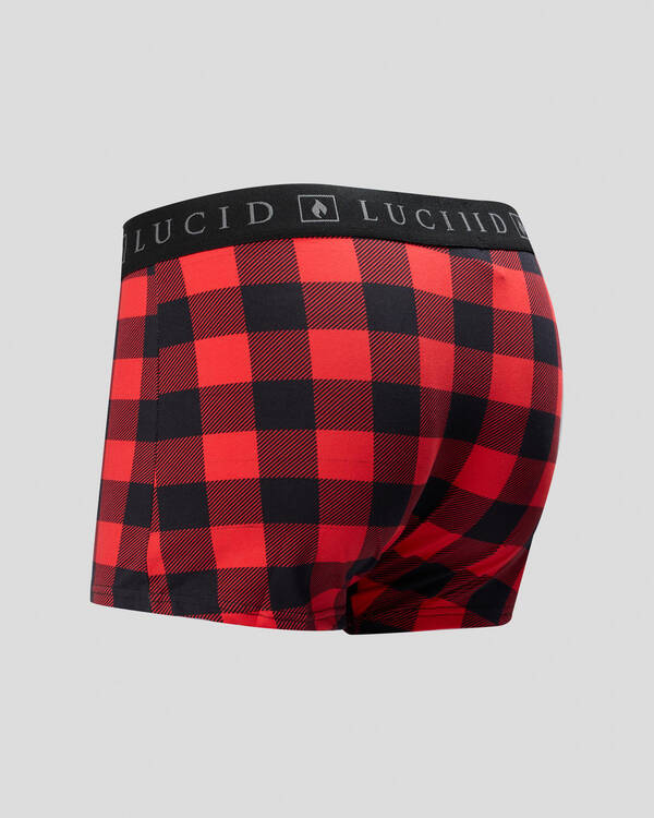 Lucid Logger Fitted Boxer Shorts for Mens