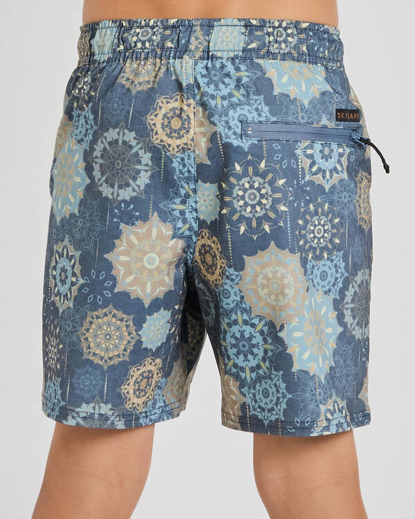 Skylark Boys' Spiral Elastic Waist Shorts for Mens