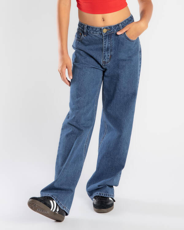 DESU Girls' Icon Straight Leg Jeans for Womens