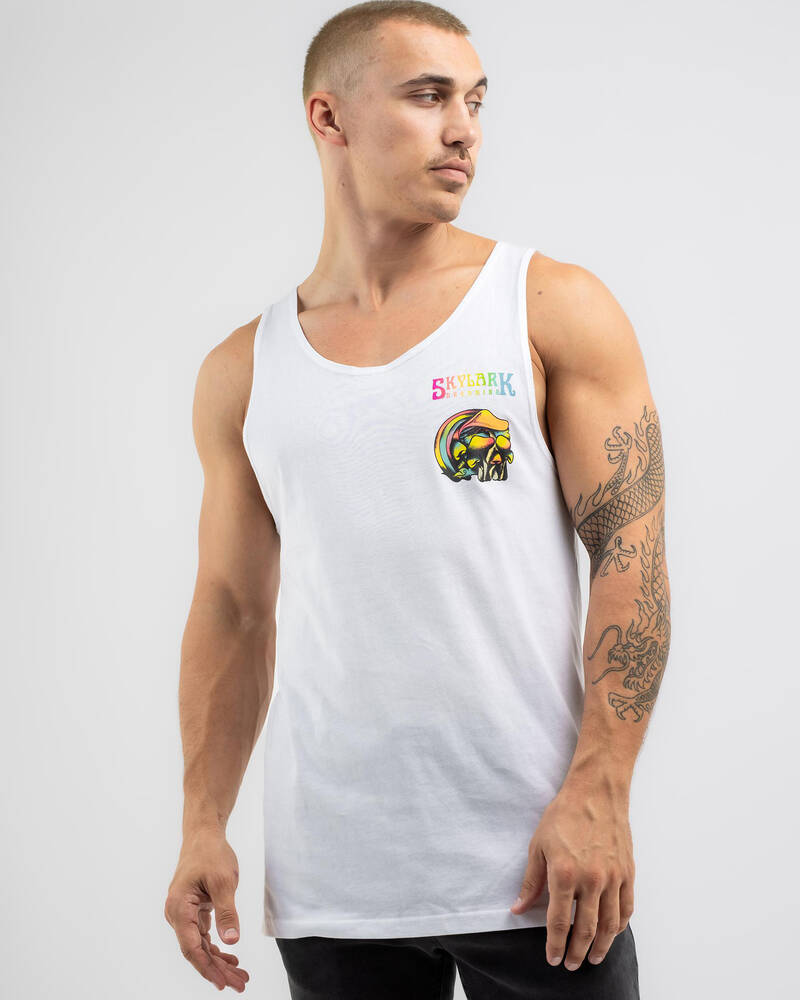 Skylark Psychedelic Singlet for Mens