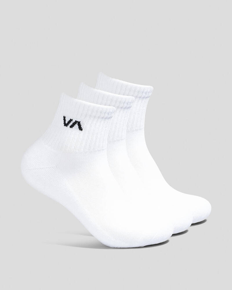 RVCA Women's' VA Mini Crew Sock Pack for Womens