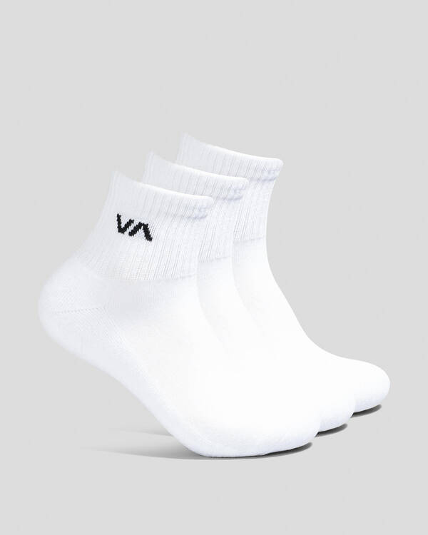 RVCA Women's' VA Mini Crew Sock Pack for Womens