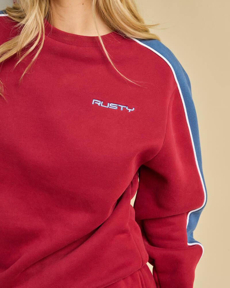Rusty Two Timer Crewneck Sweatshirt for Womens